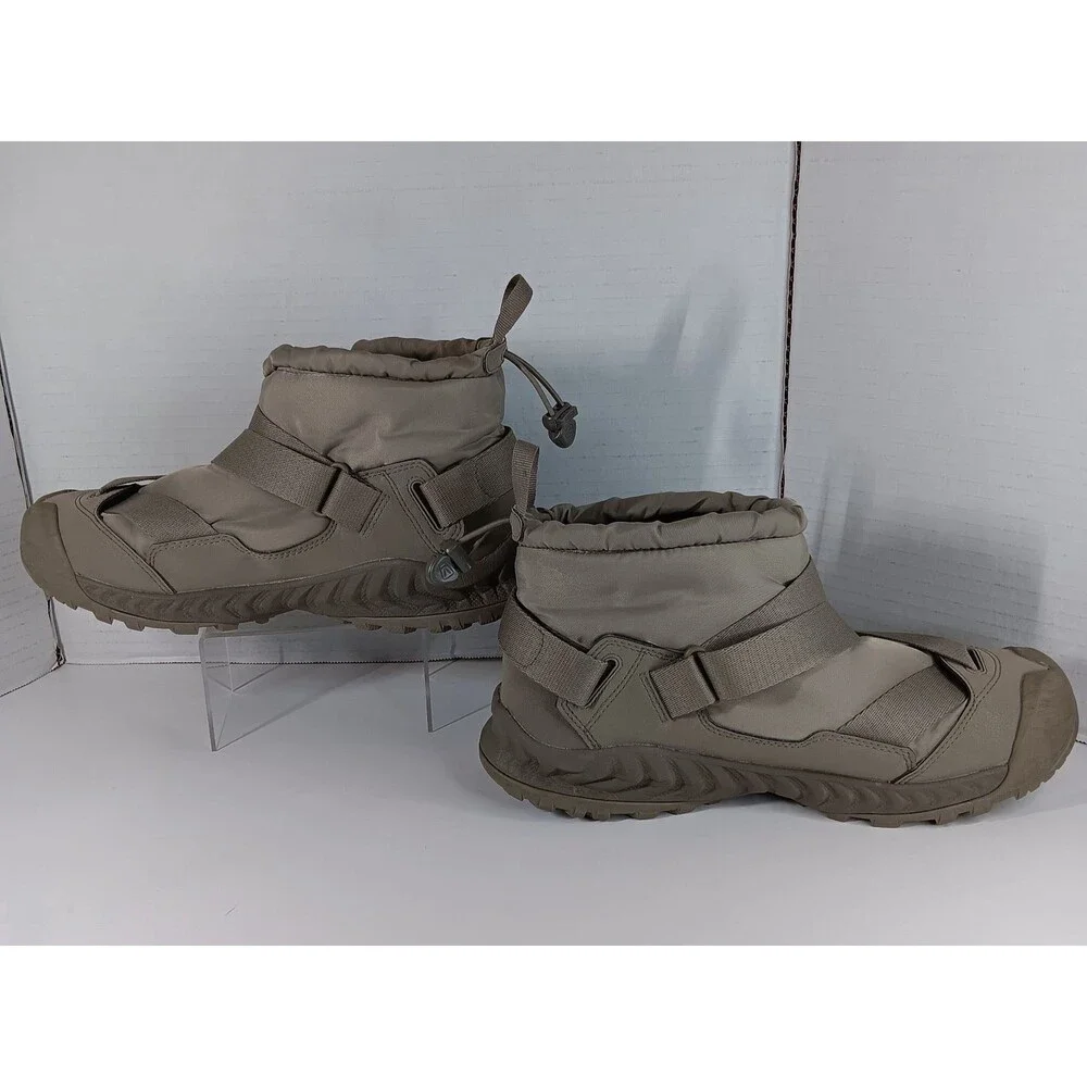 Keen Hoodzera ll Waterproof Men Size 10 Boots Outdoors Hiki Utility Khaki Winter